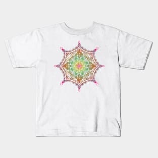 Chakra Color Mandala Art Kids T-Shirt